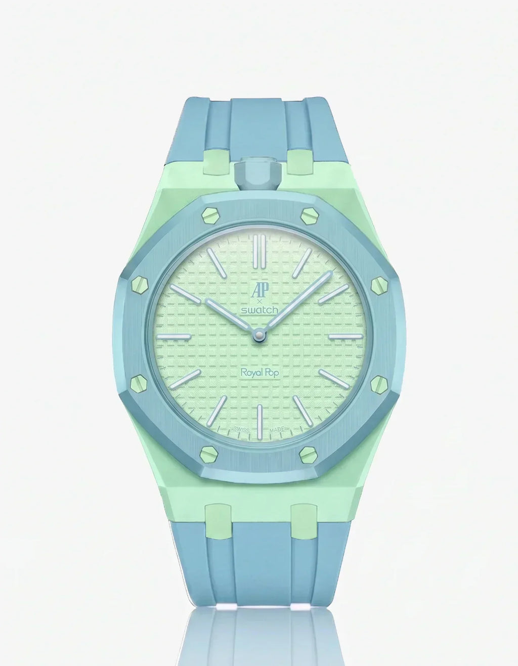 Silicone Strap & Case  Royal Pop  Blaue Acht(Customize  Colors)