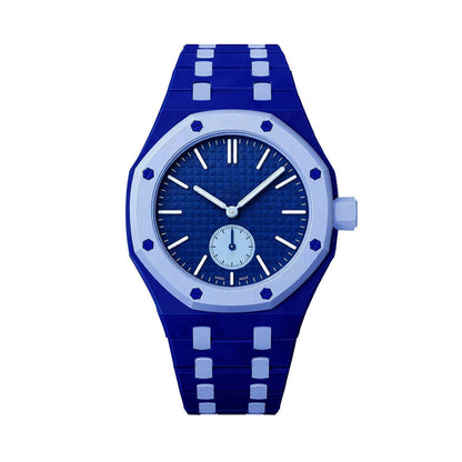 [Plus&Max]OAK POP EXCLUSIVE DARK BLUE AND LIGHT BLUE BIOCERAMIC STRAP