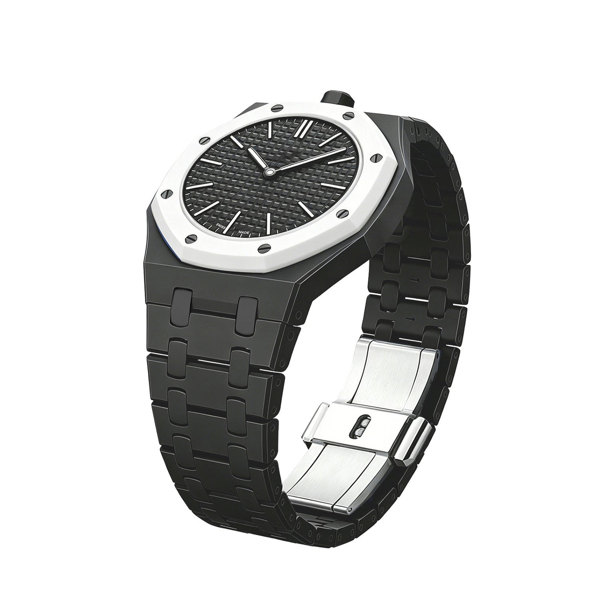 [Plus&Max]OAK POP EXCLUSIVE BLACK BIOCERAMIC STRAP