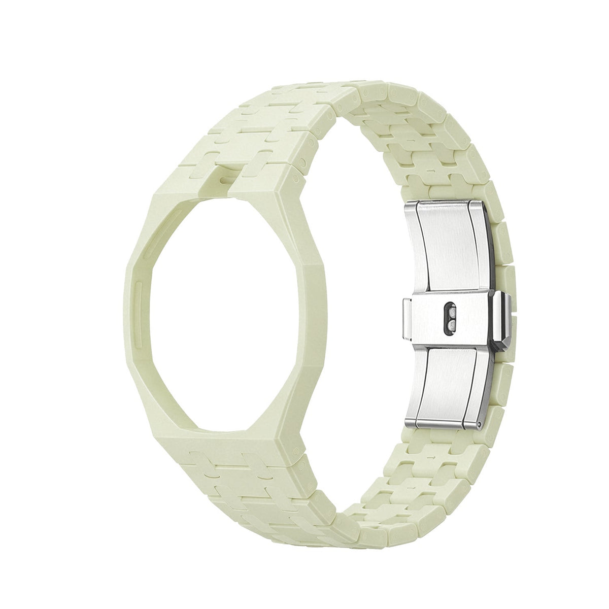 [Plus&Max]OAK POP EXCLUSIVE CREAMY YELLOW BIOCERAMIC STRAP