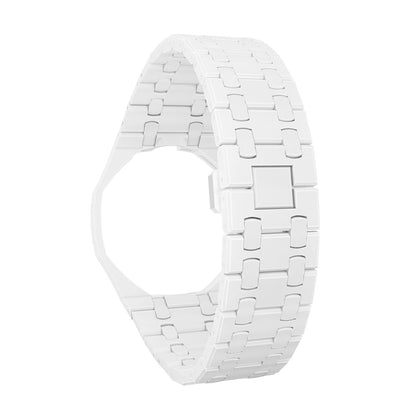 [Plus&Max]OAK POP EXCLUSIVE WHITE BIOCERAMIC STRAP