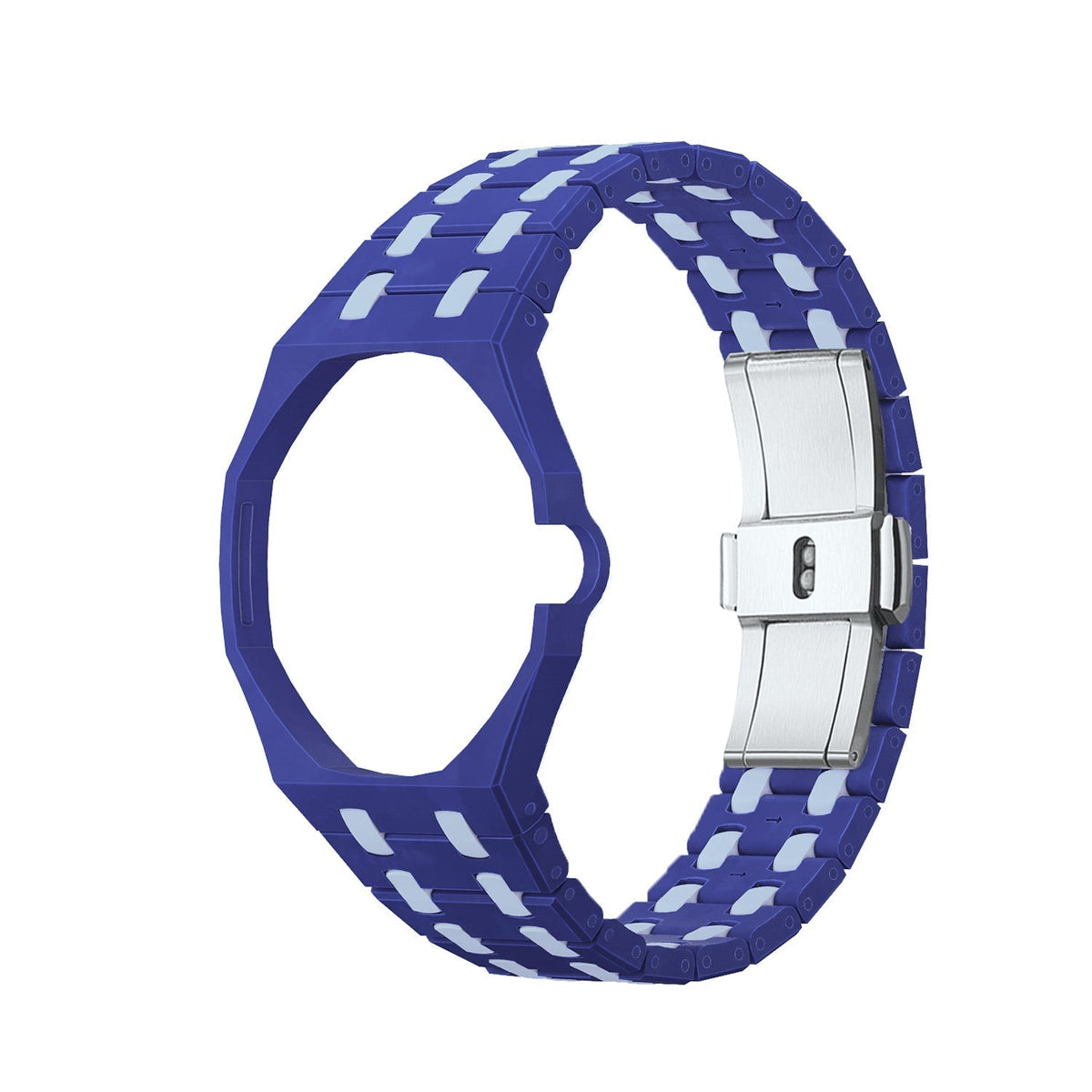 [Plus&Max]OAK POP EXCLUSIVE DARK BLUE AND LIGHT BLUE BIOCERAMIC STRAP