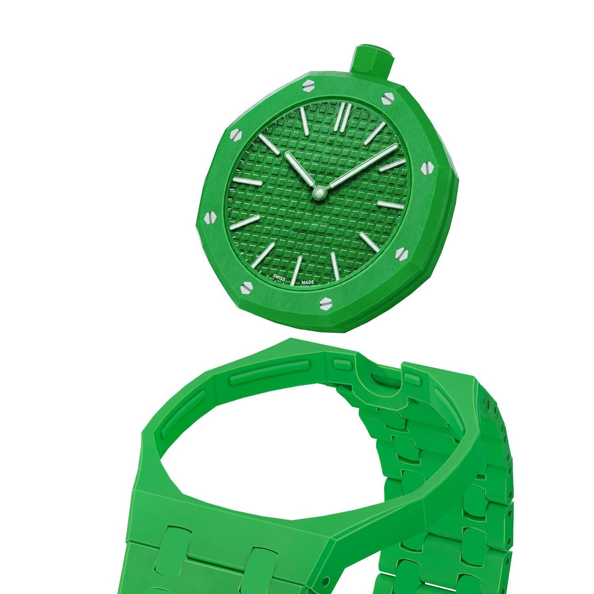 [Plus&Max]OAK POP EXCLUSIVE GREEN  BIOCERAMIC STRAP