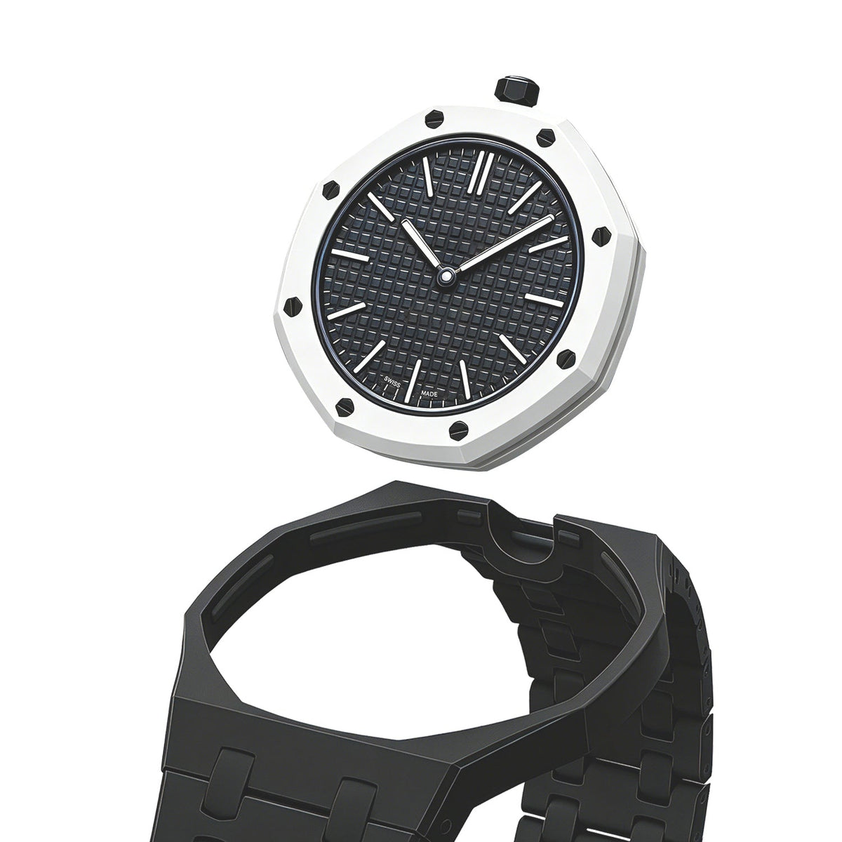 [Plus&Max]OAK POP EXCLUSIVE BLACK BIOCERAMIC STRAP