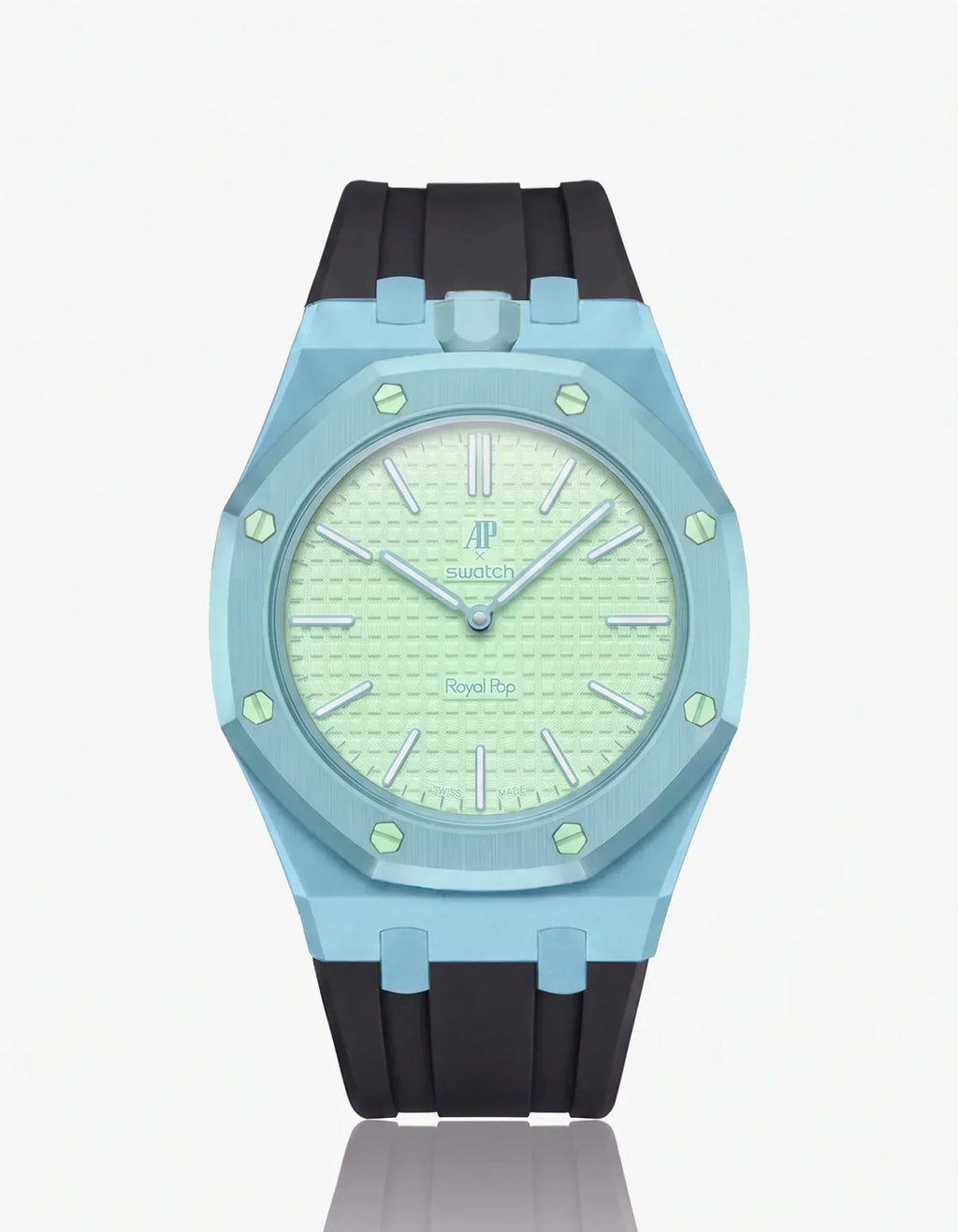 Silicone Strap & Case  Royal Pop  Blaue Acht(Customize  Colors)