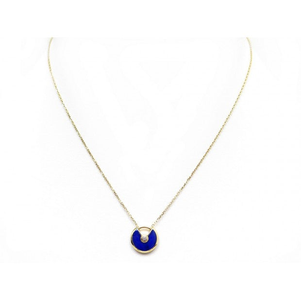 [Plus&Max]AMULETTE ROSE GOLD AGATE NECKLACE