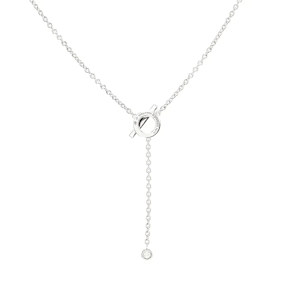 [Plus&Max]FINESSE SILVER DIAMOND NECKLACE