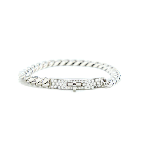 [Plus&Max]KELLY CHAIN SILVER DIAMOND BRACELET