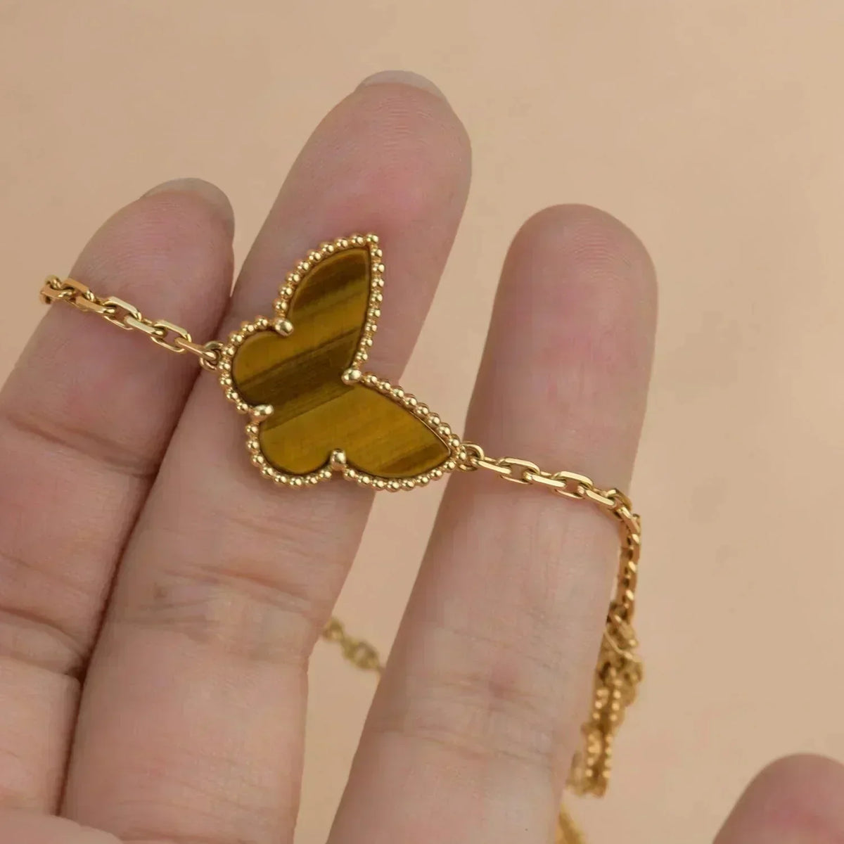 [Plus&Max]LUCKY SPRING 5 MOTIF GOLD BRACELET