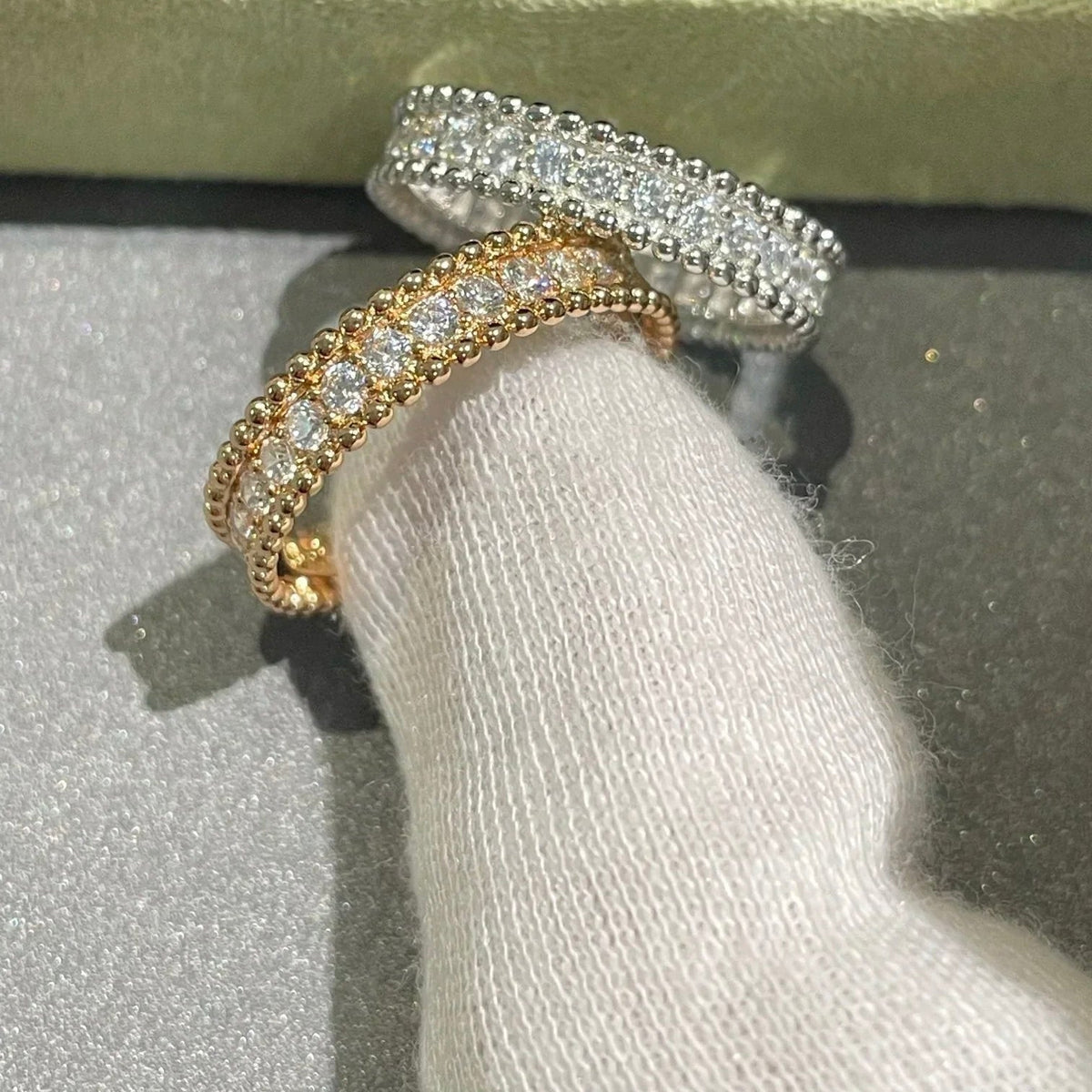 [Plus&Max]PERLEE DIAMOND ROSE GOLD RING