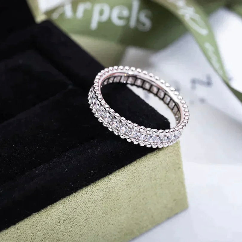 [Plus&Max]PERLEE DIAMOND SILVER RING