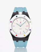 Silicone Strap & Case  Royal Pop Huit Blanc(Customize  Colors)