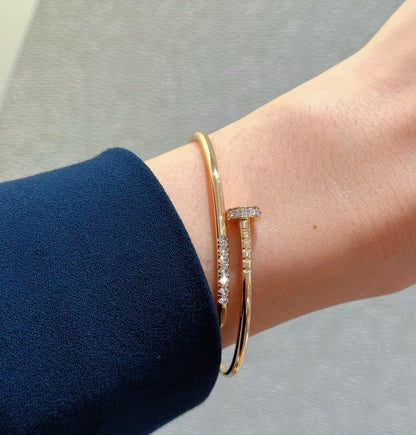 [Plus&Max]JUSTE BRACELET 2.5MM DIAMONDS NEW