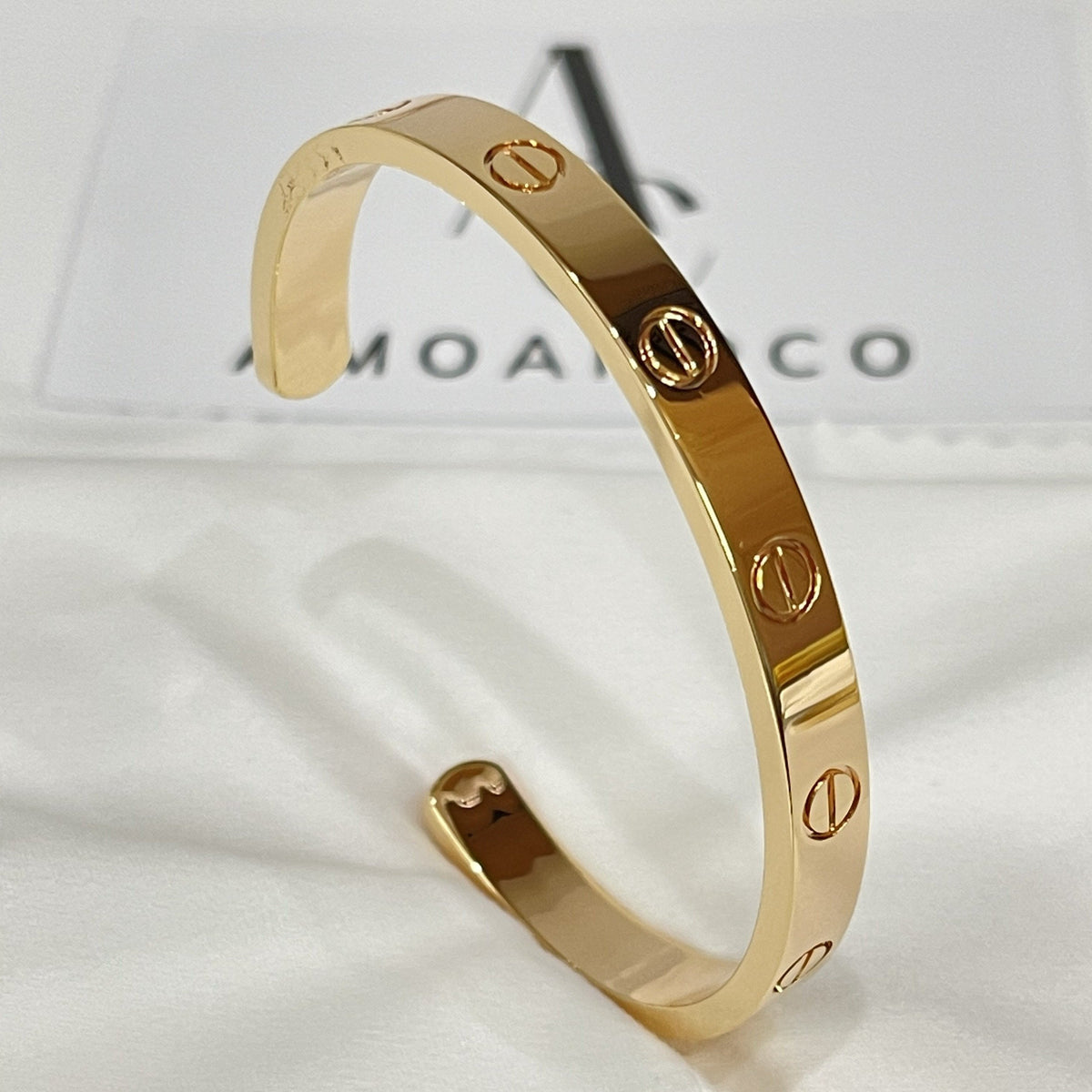 [Plus&Max]LOVE BRACELET 6.1MM OPEN CUFF