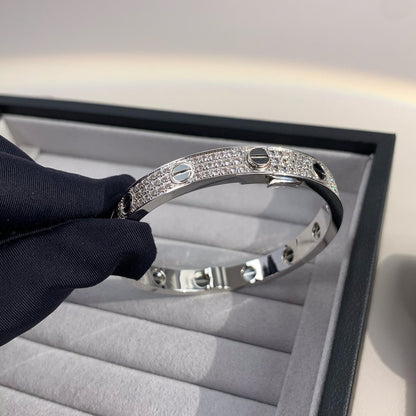[Plus&Max]LOVE BRACELET 6.1MM DIAMOND-PAVED CERAMIC