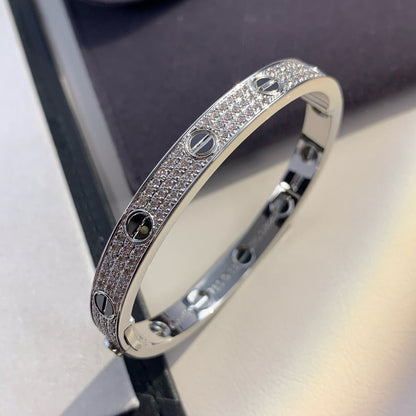 [Plus&Max]LOVE BRACELET 6.1MM DIAMOND-PAVED CERAMIC