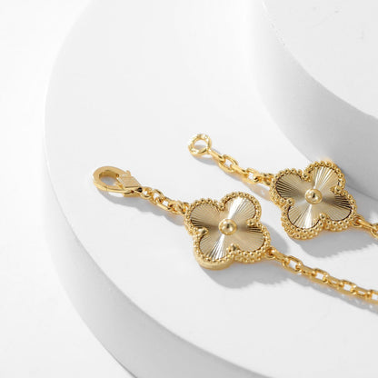 [Plus&Max]CLOVER 10 MOTIFS LASER NECKLACE