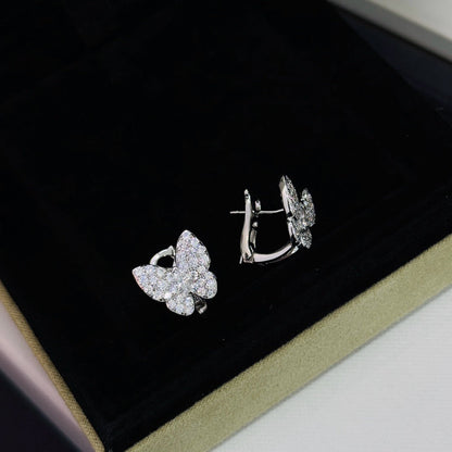 [Plus&Max]BUTTERFLY ALL DIAMOND EARRINGS
