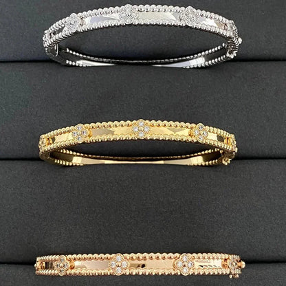 [Plus&Max]CLOVER BRACELET 4MM DIAMONDS