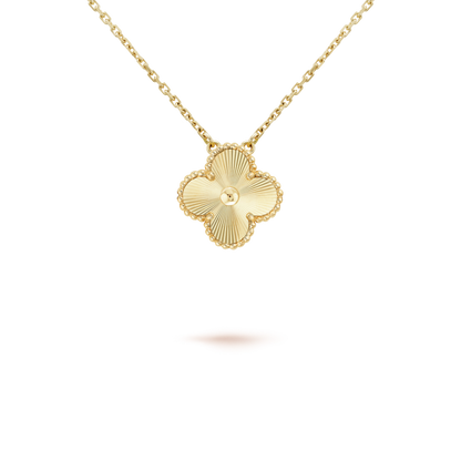 [Plus&Max]CLOVER 15MM LASER NECKLACE