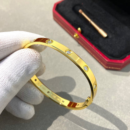 [Plus&Max]LOVE BRACELET 6.1MM 10 DIAMONDS