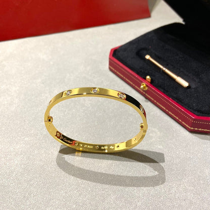 [Plus&Max]LOVE BRACELET 6.1MM 10 DIAMONDS