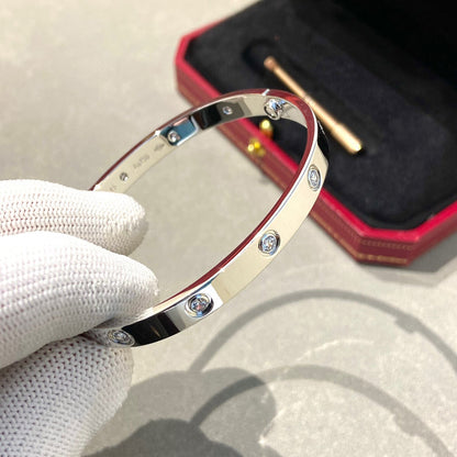 [Plus&Max]LOVE BRACELET 6.1MM 10 DIAMONDS