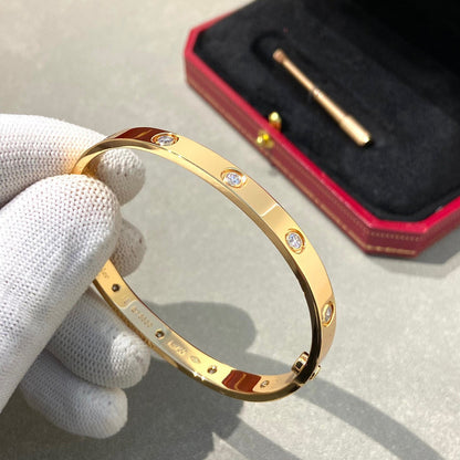 [Plus&Max]LOVE BRACELET 6.1MM 10 DIAMONDS