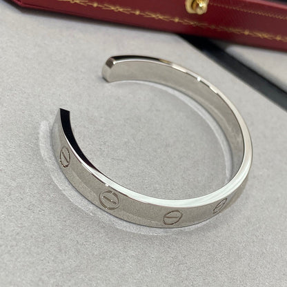 [Plus&Max]LOVE BRACELET 6.1MM 1 DIAMOND OPEN CUFF