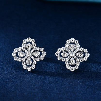 [Plus&Max]LOOP EARRINGS FULL MOTIF DIAMOND 16MM
