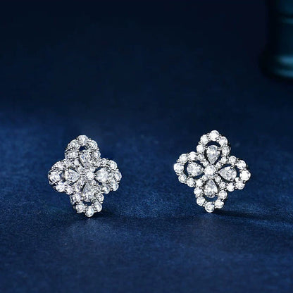 [Plus&Max]LOOP EARRINGS FULL MOTIF DIAMOND 16MM