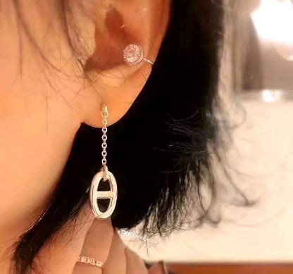 [Plus&Max]CHAINE TASSEL EARRINGS