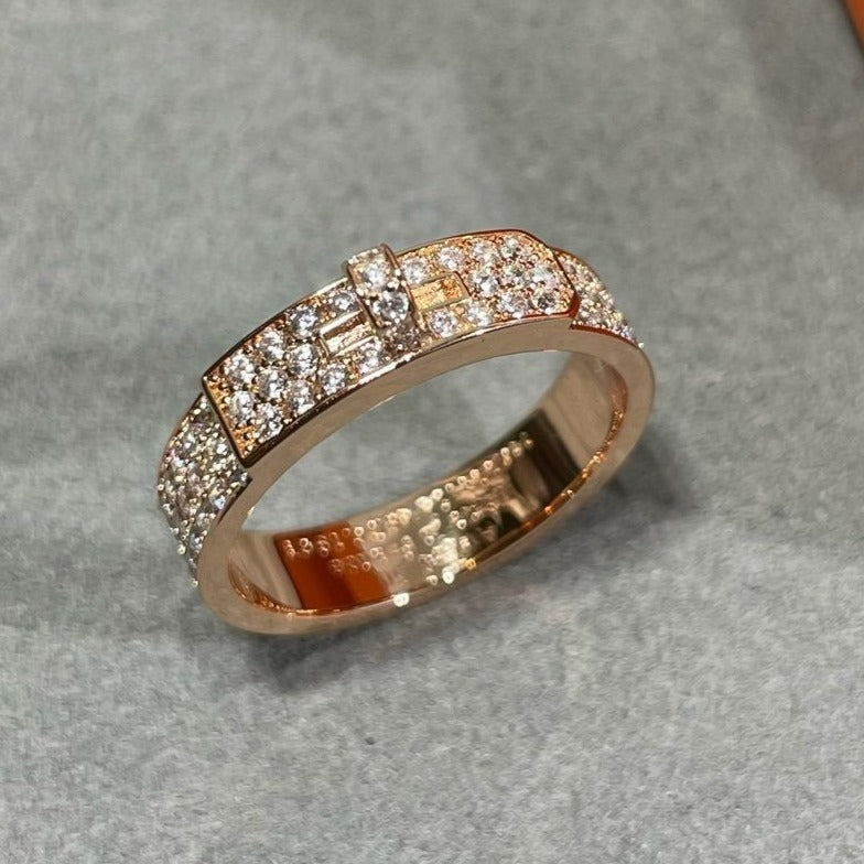 [Plus&Max]KELLY PINK GOLD DIAMOND RING