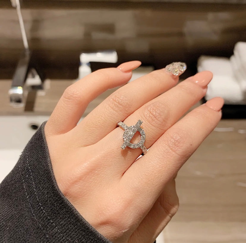 [Plus&Max]ECHAPPEE RING SILVER DIAMOND