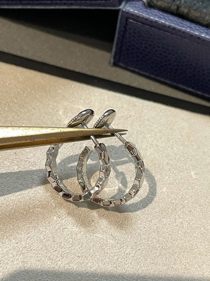 [Plus&Max]Hollow Design Four-Leaf Clover Flower Shape Earrings