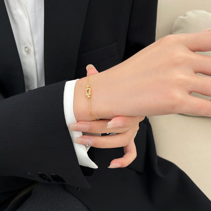[Plus&Max]FORCE 10 SMALL CHAIN BRACELET