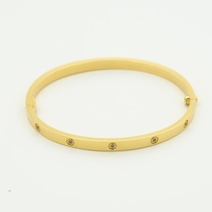 [Plus&Max]LOVE BRACELET 3.65MM 10 DIAMONDS