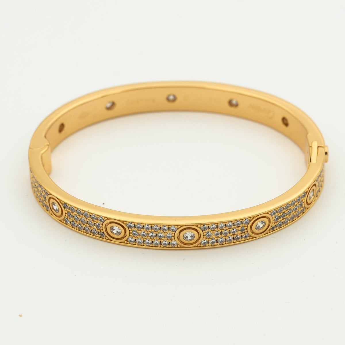 [Plus&Max]LOVE BRACELET 6.1MM DIAMOND-PAVED 10 BIG DIAMONDS