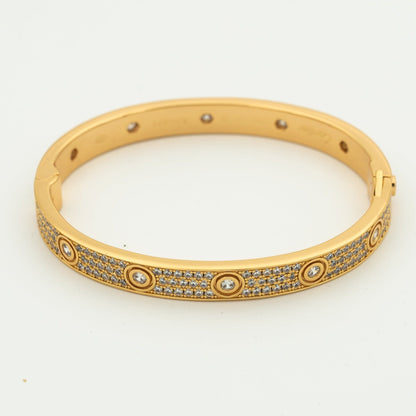 [Plus&Max]LOVE BRACELET 6.1MM DIAMOND-PAVED 10 BIG DIAMONDS
