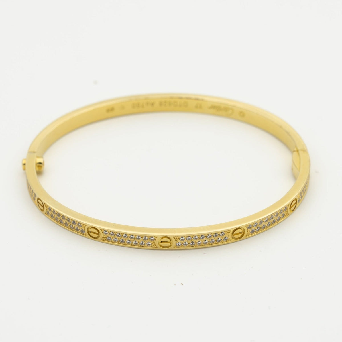 [Plus&Max]LOVE BRACELET 3.65MM DIAMOND-PAVED