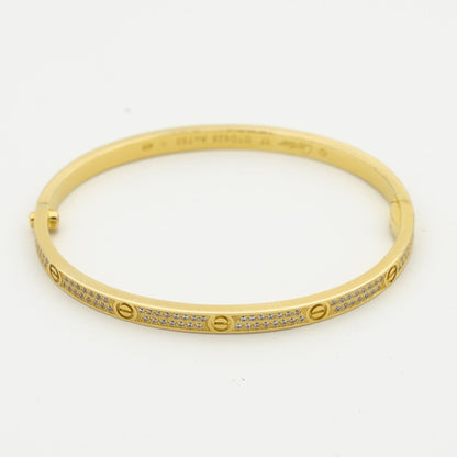[Plus&Max]LOVE BRACELET 3.65MM DIAMOND-PAVED
