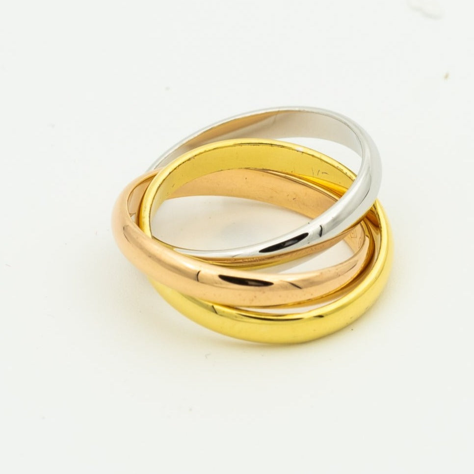 [Plus&Max]TRINITY RING GOLD PINK GOLD SILVER