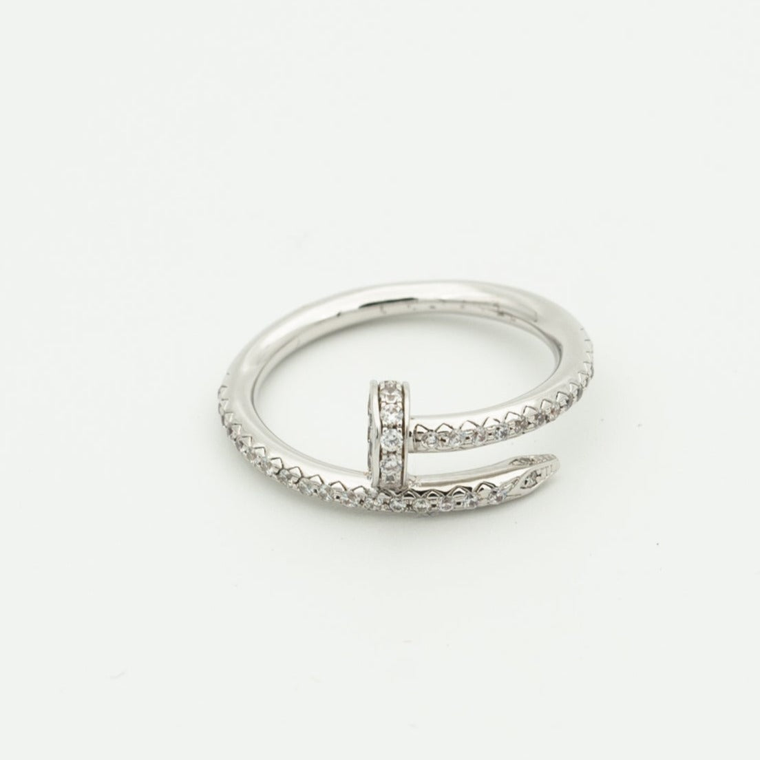[Plus&Max]JUSTE RING 1.8MM SILVER DIAMONDS