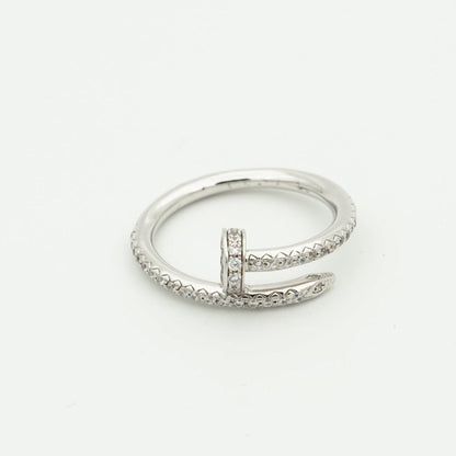 [Plus&Max]JUSTE RING 1.8MM SILVER DIAMONDS