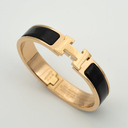 [Plus&Max]H BLACK BRACELET