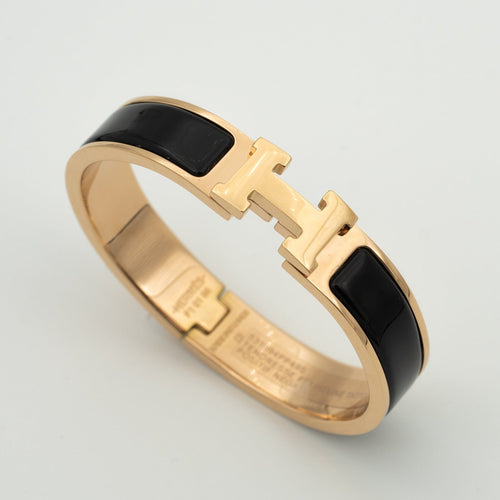 [Plus&Max]H BLACK BRACELET