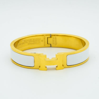 [Plus&Max]H WHITE BRACELET