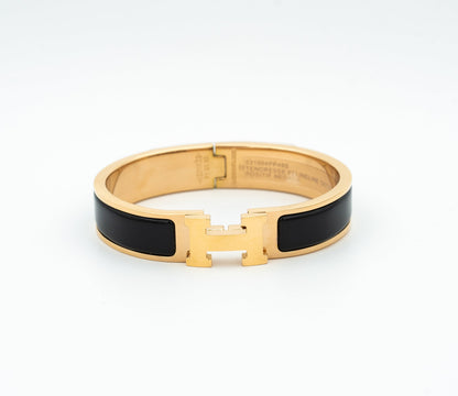 [Plus&Max]H BLACK BRACELET