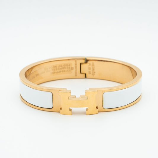 [Plus&Max]H WHITE BRACELET
