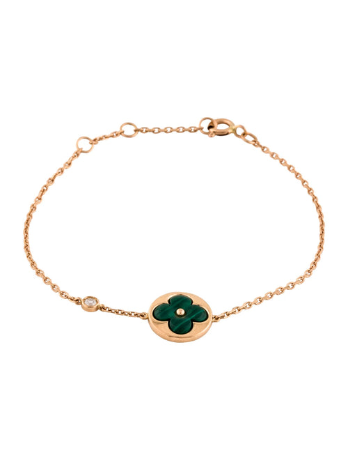 [Plus&Max]SUN MALACHITE 1 DIAMOND PINK GOLD BRACELET